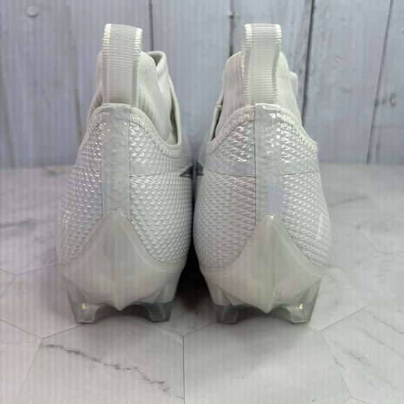 Mens Sz 9 Nike Vapor Edge Pro 360 Triple White/Chrome Football Cleats AO8277-108 main image 9